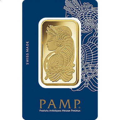 24K PAMP Gold Bar 50 Grams
