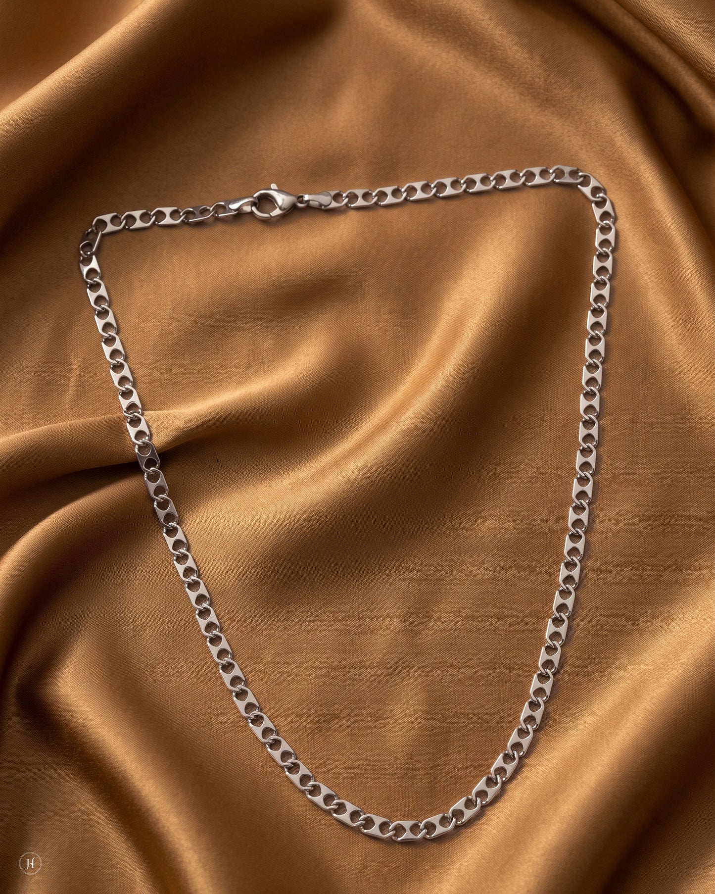 950 Platinum Fancy S-Link Chain