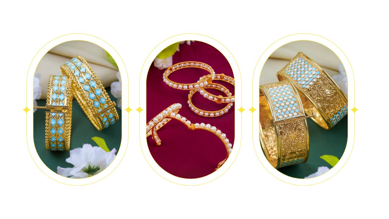 Luxury Arabian & Modern Bangles Collection | Yellow Gold & Diamond ...
