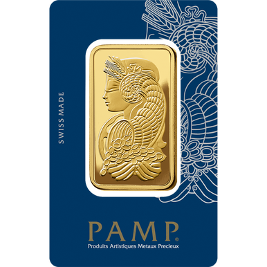 24K PAMP Gold Bar 100 Grams