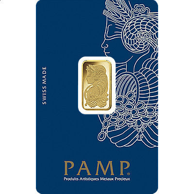 24K PAMP Lady Fortuna Gold Bar 5Grams