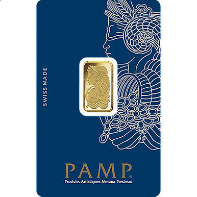 24K PAMP Gold Bar 5 Grams