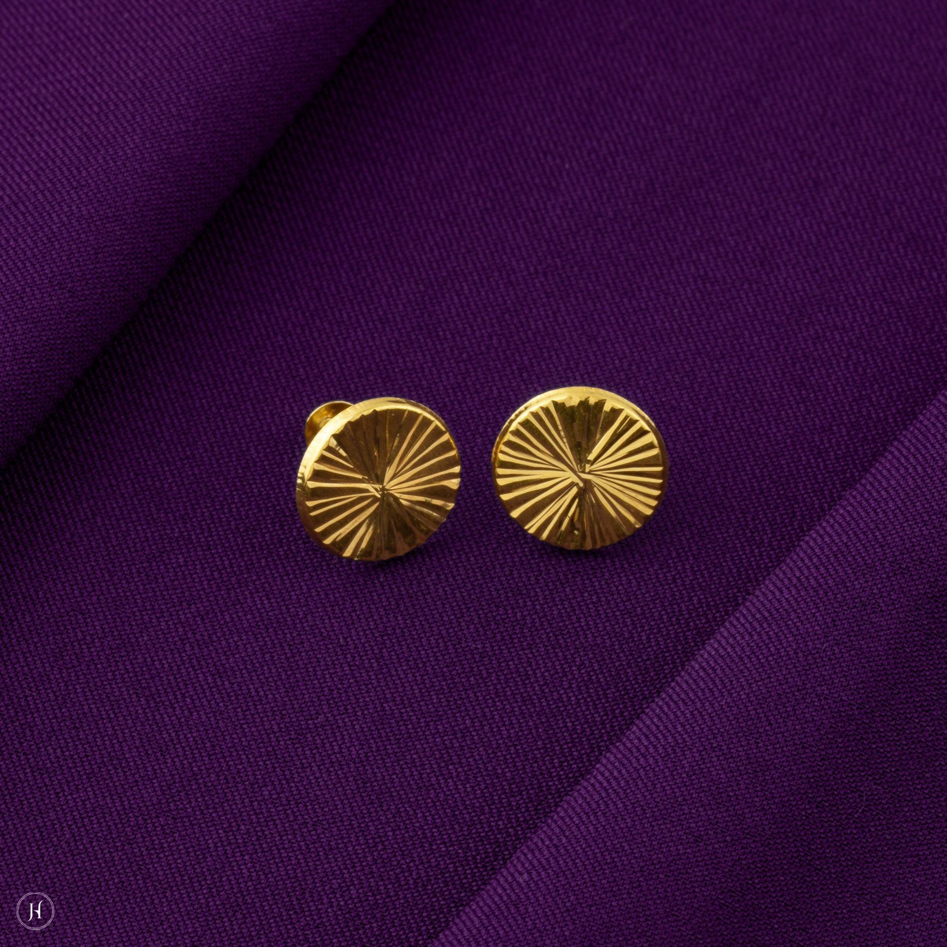Affordable Baby Gift | 18K Yellow Gold Baby Coin earring In UAE