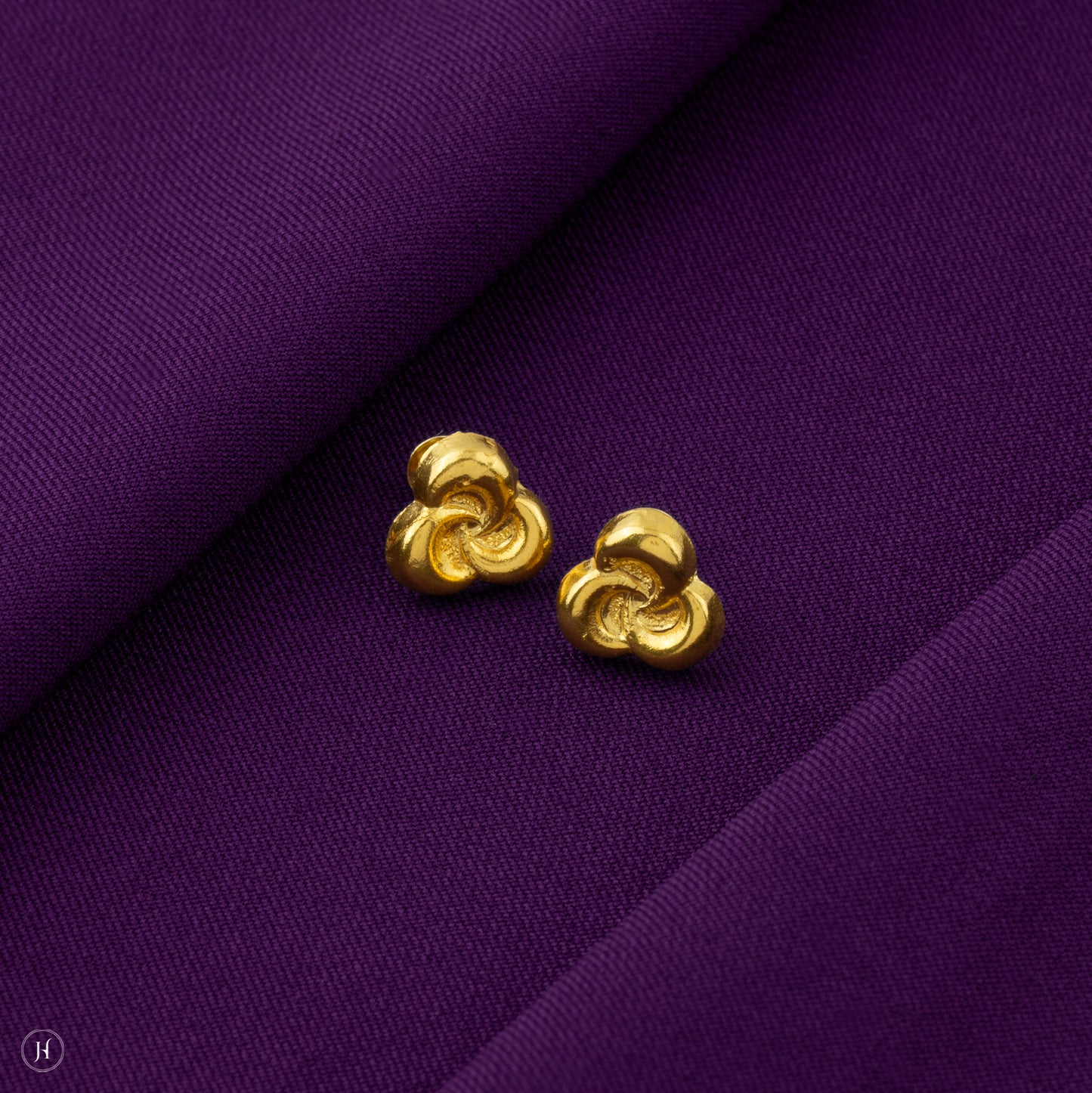 Affordable Baby Gift | 18K Yellow Gold Baby Spiral earrings In UAE