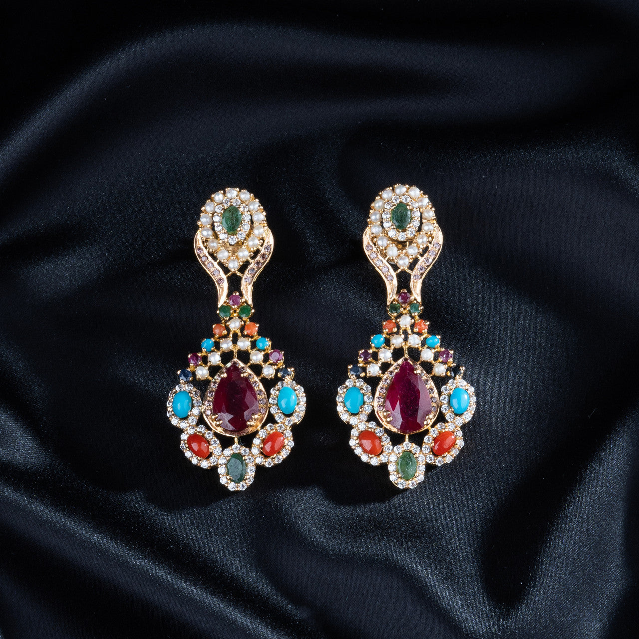 21K Gold Pakistani Ruby Earrings with Princess Cut Gemstones
21K GOLD JEWELLERY IN DUBAI
21K GOLD NECKLACE SET
21K PAKISTANI NECKLACE SET
GOLD SET IN DUBAI
SHARJAH GOLD SOUQ
PAKISTANI PENDANT SET
FASHION WEAR NECKLACE
21K LIGHTWEIGHT GOLD NECKLACE