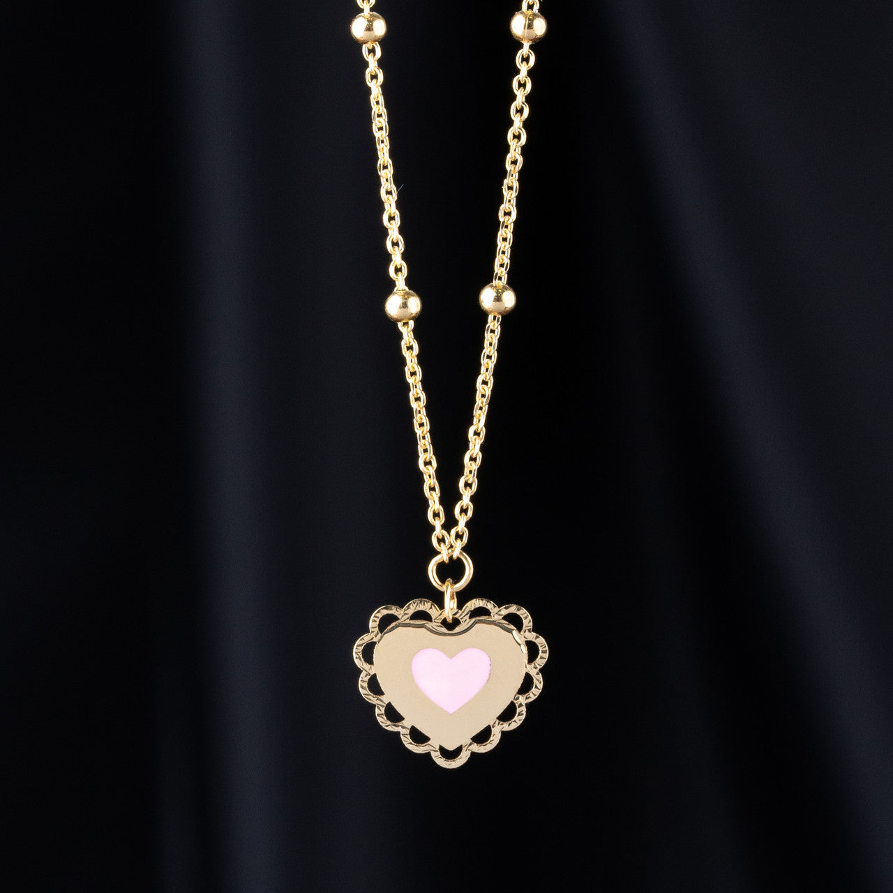 18K Yellow Gold Heart-In-Heart Baby Necklace
BABY JEWELLERY DUBAI
GOLD BABY JEWELLERY SET
SHARJAH GOLD SOUQ
GOLD GIFT FOR BABY GIRL