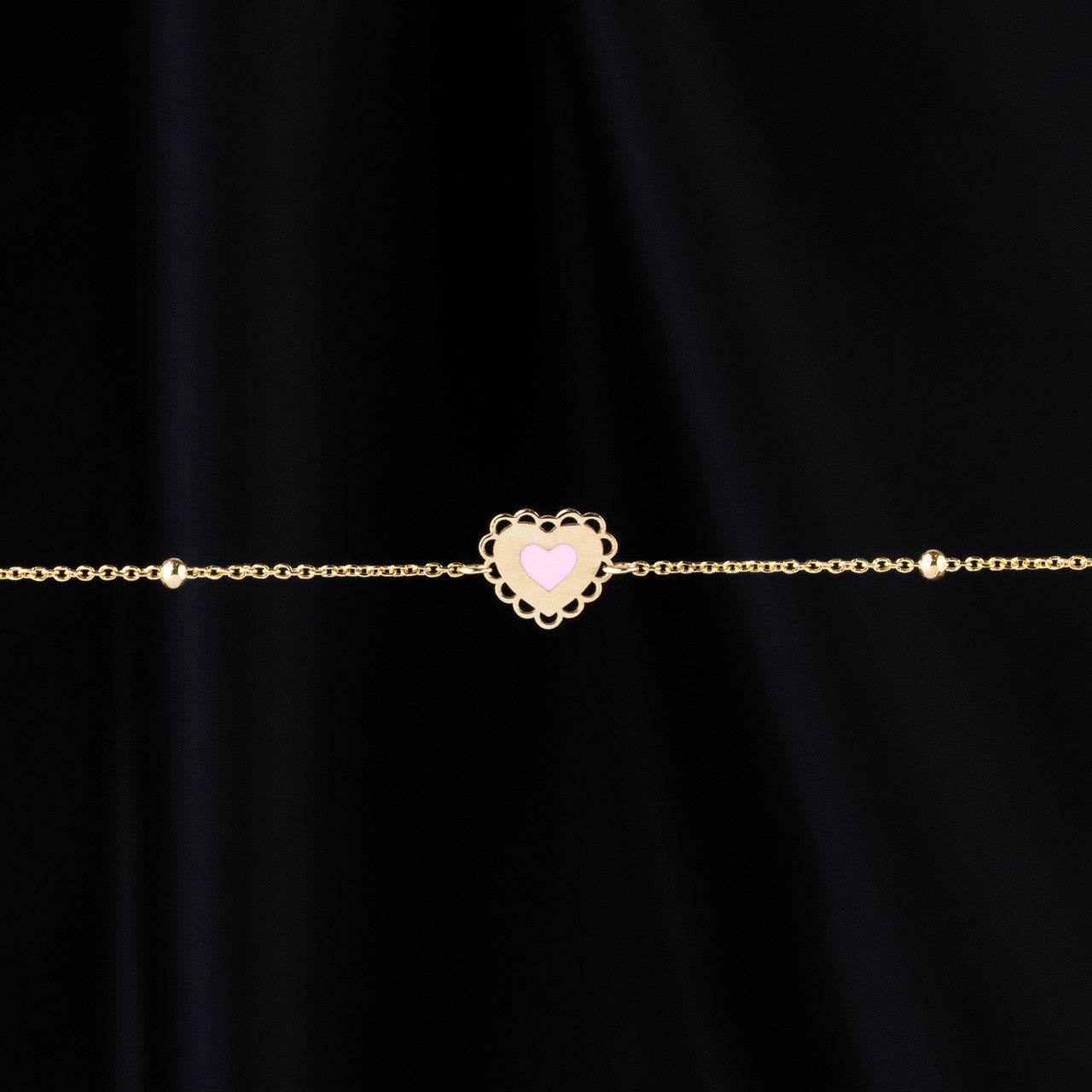 18K Yellow Gold Heart-In-Heart Baby Bracelet
BABY JEWELLERY DUBAI
GOLD BABY JEWELLERY SET
SHARJAH GOLD SOUQ
GOLD GIFT FOR BABY GIRL