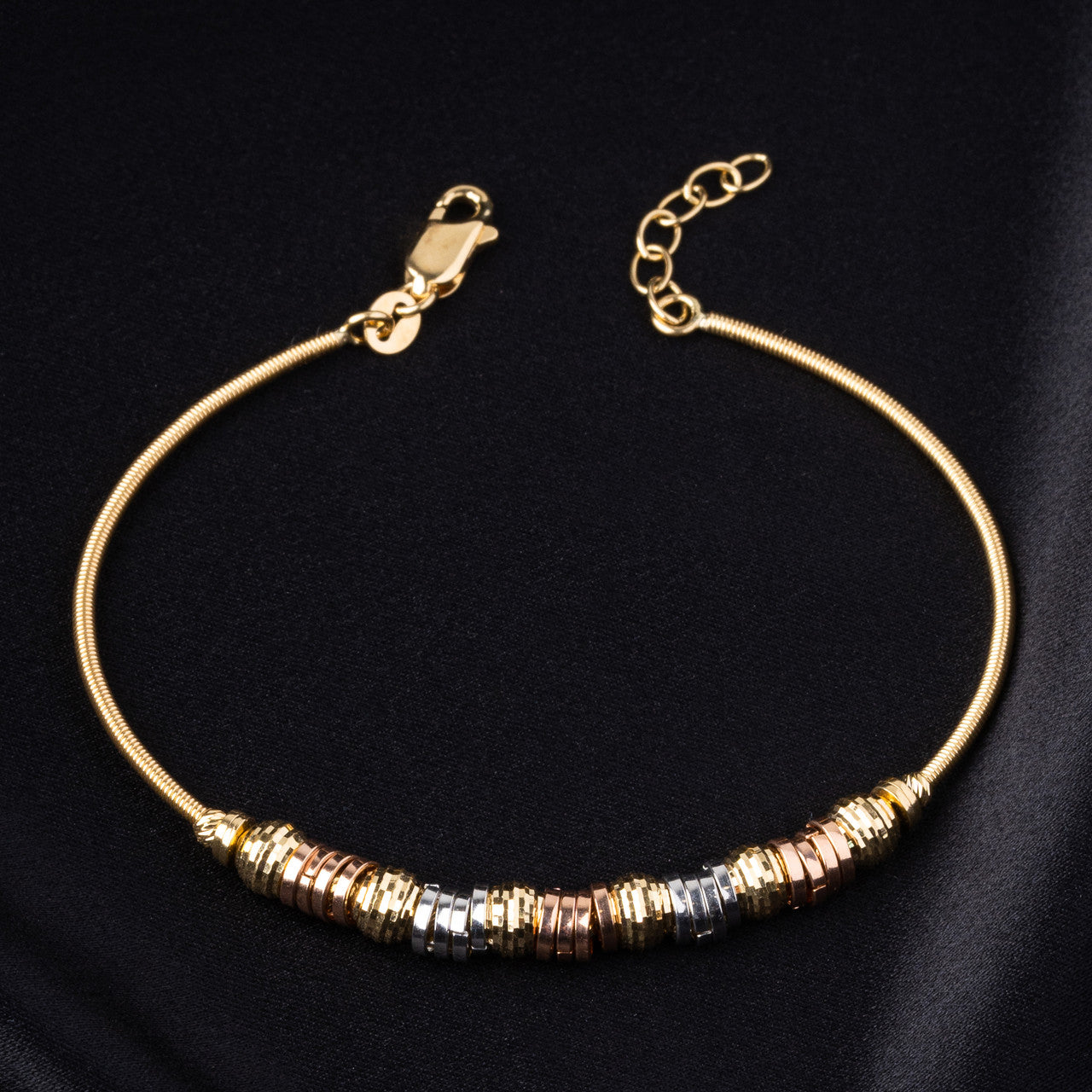 18K Italian Baby Bangle with Playful Circles
Baby Jewellery Dubai
Baby Bangles
Baby Gold BanglesBaby Jewellery in Dubai
Baby Bangles in dubai
Babygirl Bangles
Baby Gold Bangles