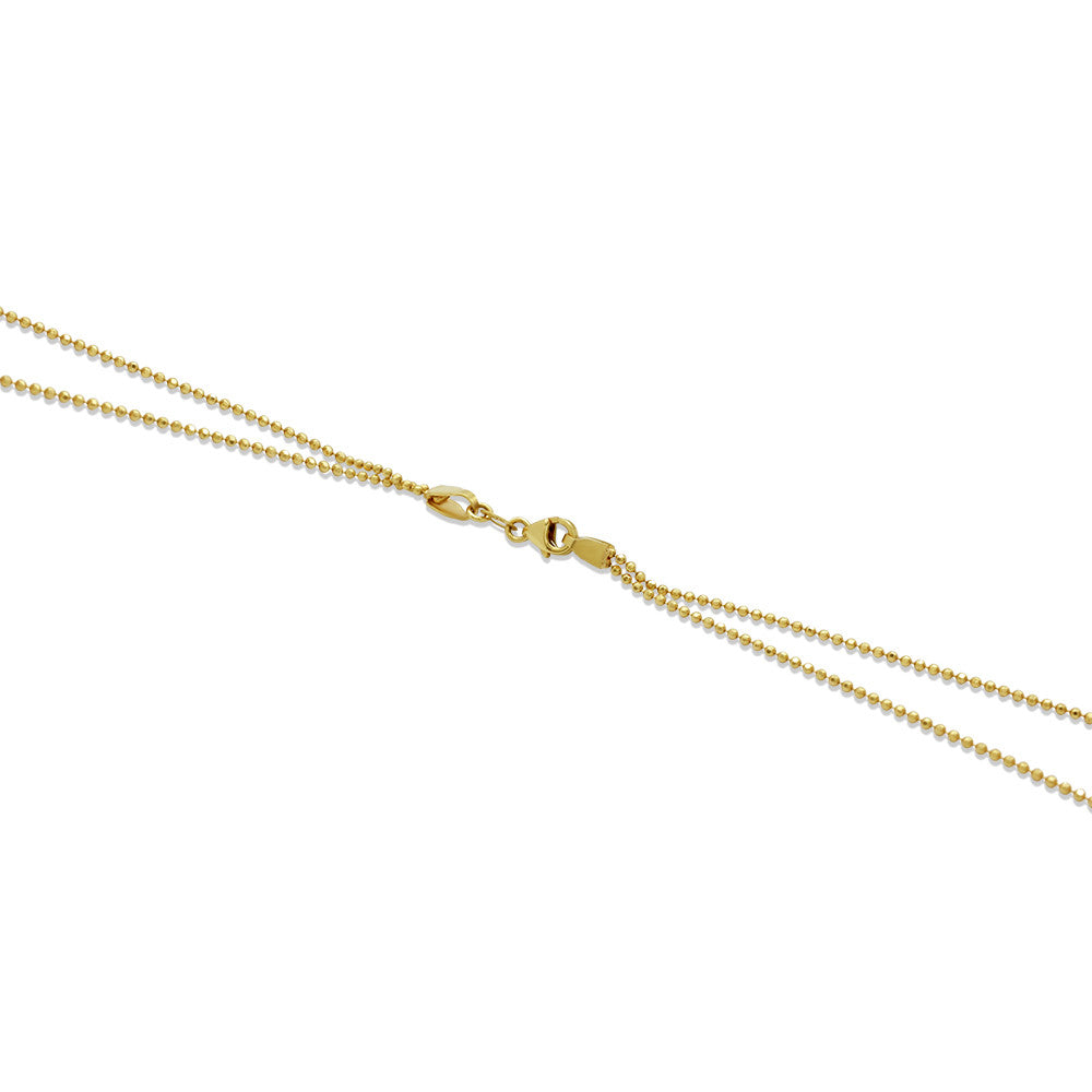 Lobster clasp on 21K Yellow Gold Saudi Octopus Rope Necklace