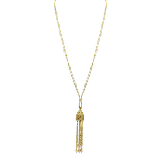 21K Yellow Gold Saudi Dome Rope Necklace