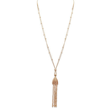 21K Rose Gold Saudi Dome Rope Necklace