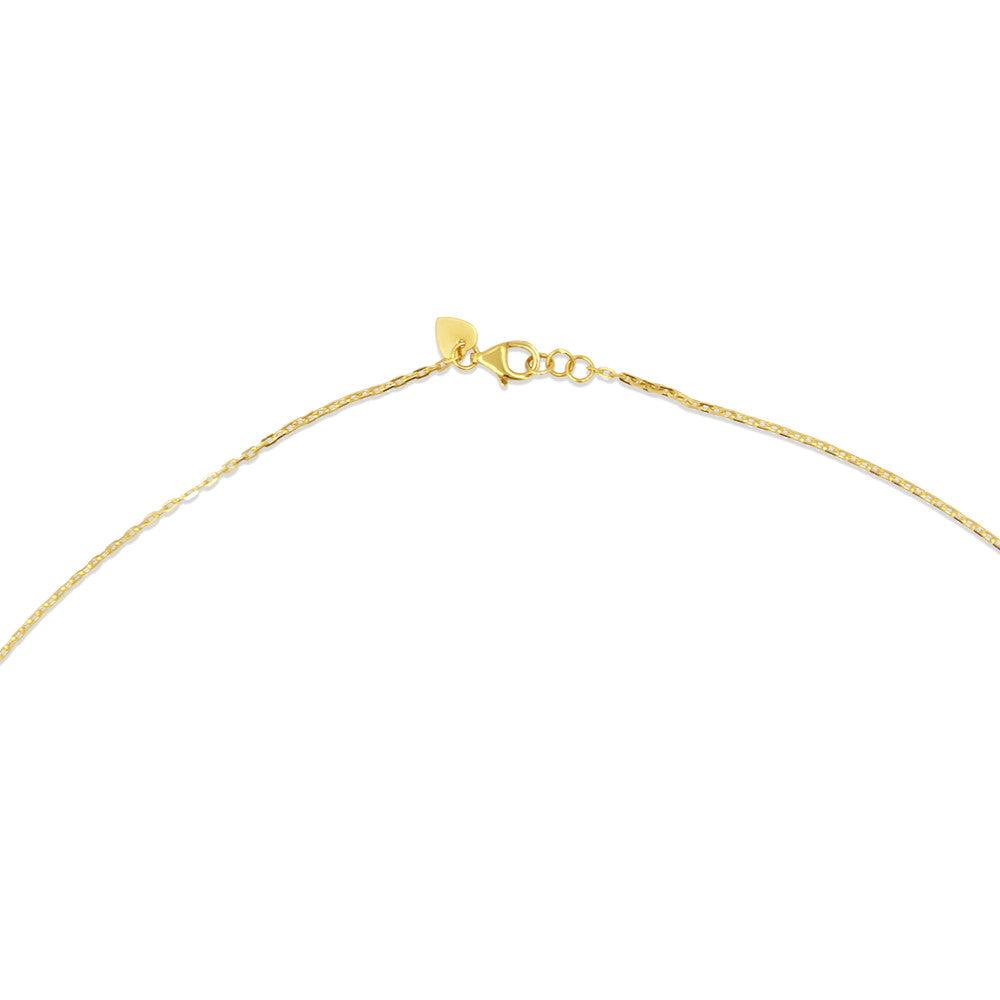 Lobster clasp on opera length 21K yellow gold Saudi Bow Meenakari necklace