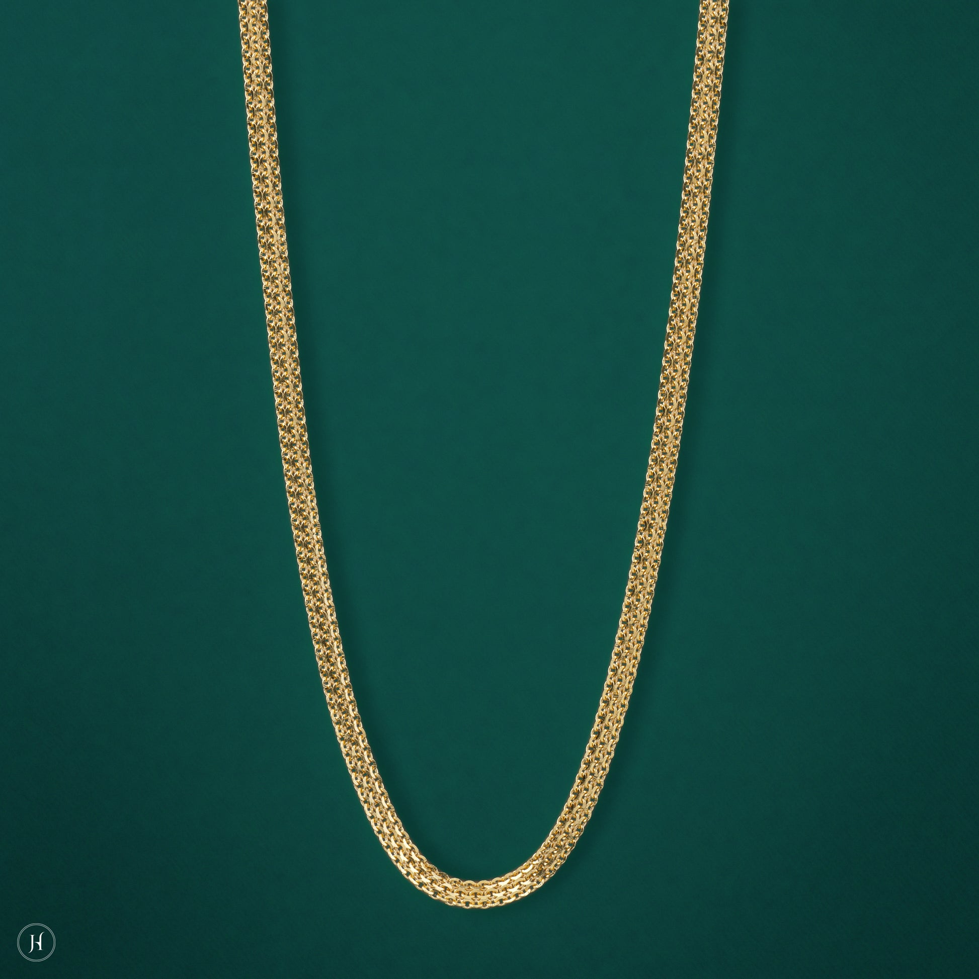 gold chain for ladies 22k

